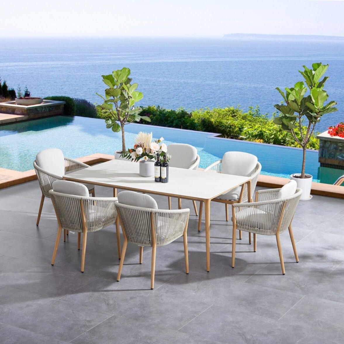 Turin Outdoor Dining Table Top - Image 10