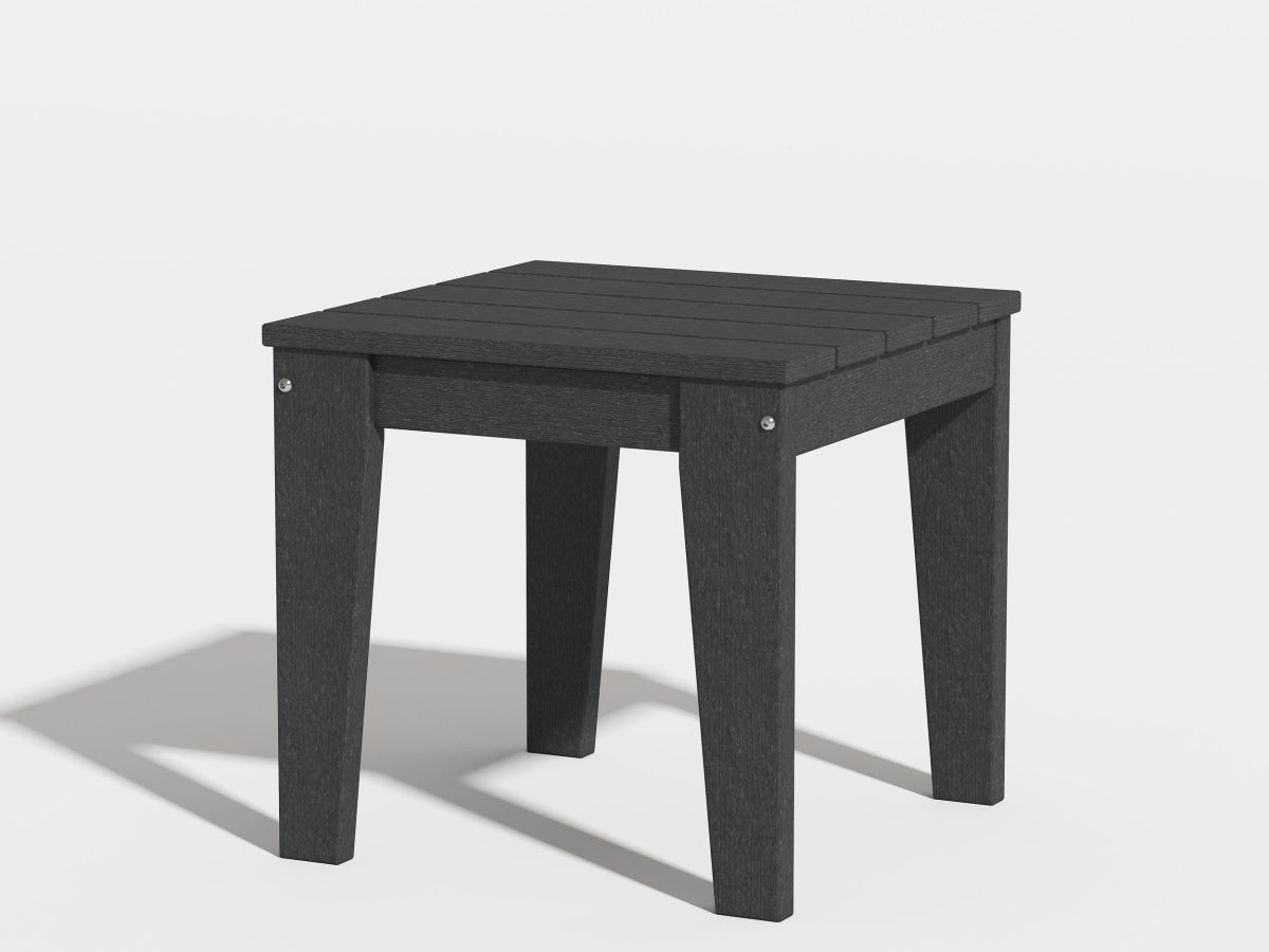 Addy Outdoor Side Table – Black