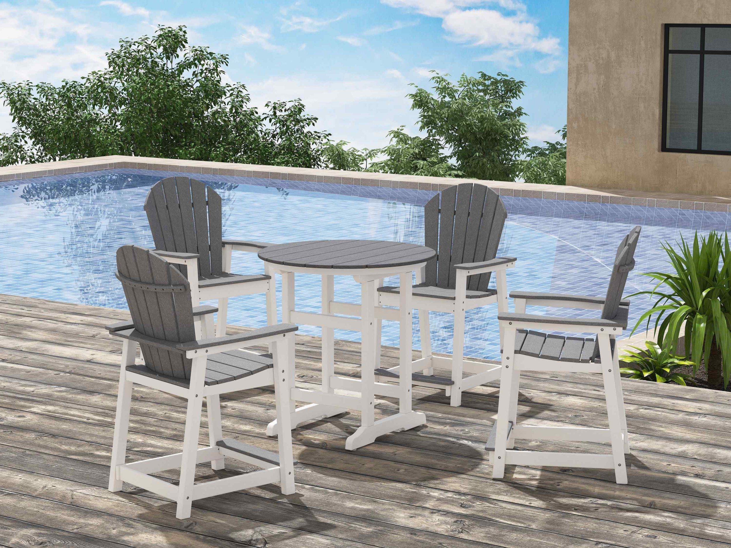 Addy Outdoor Bar Arm Chair - Image 3