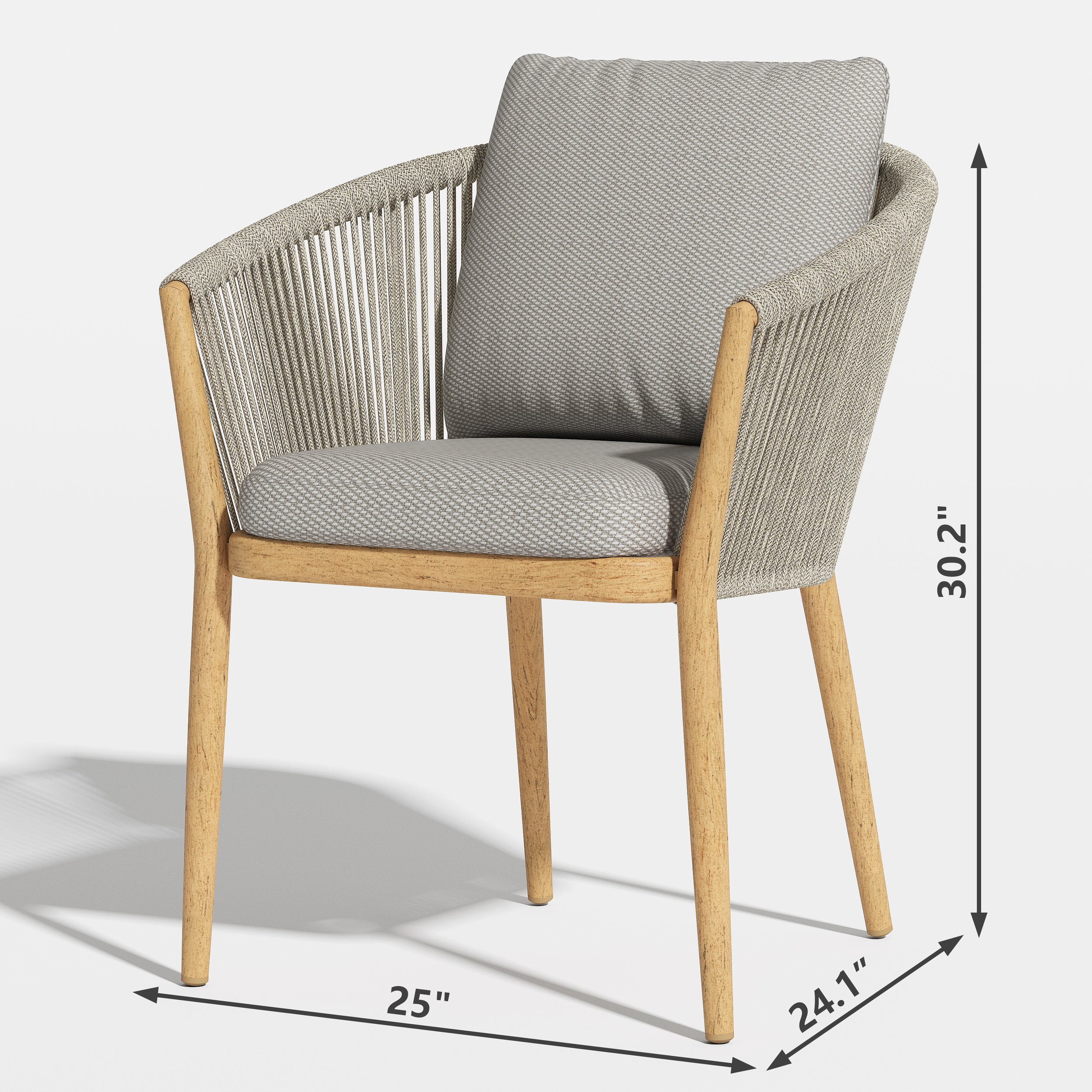 Turin Outdoor Dining Chair - Image 3