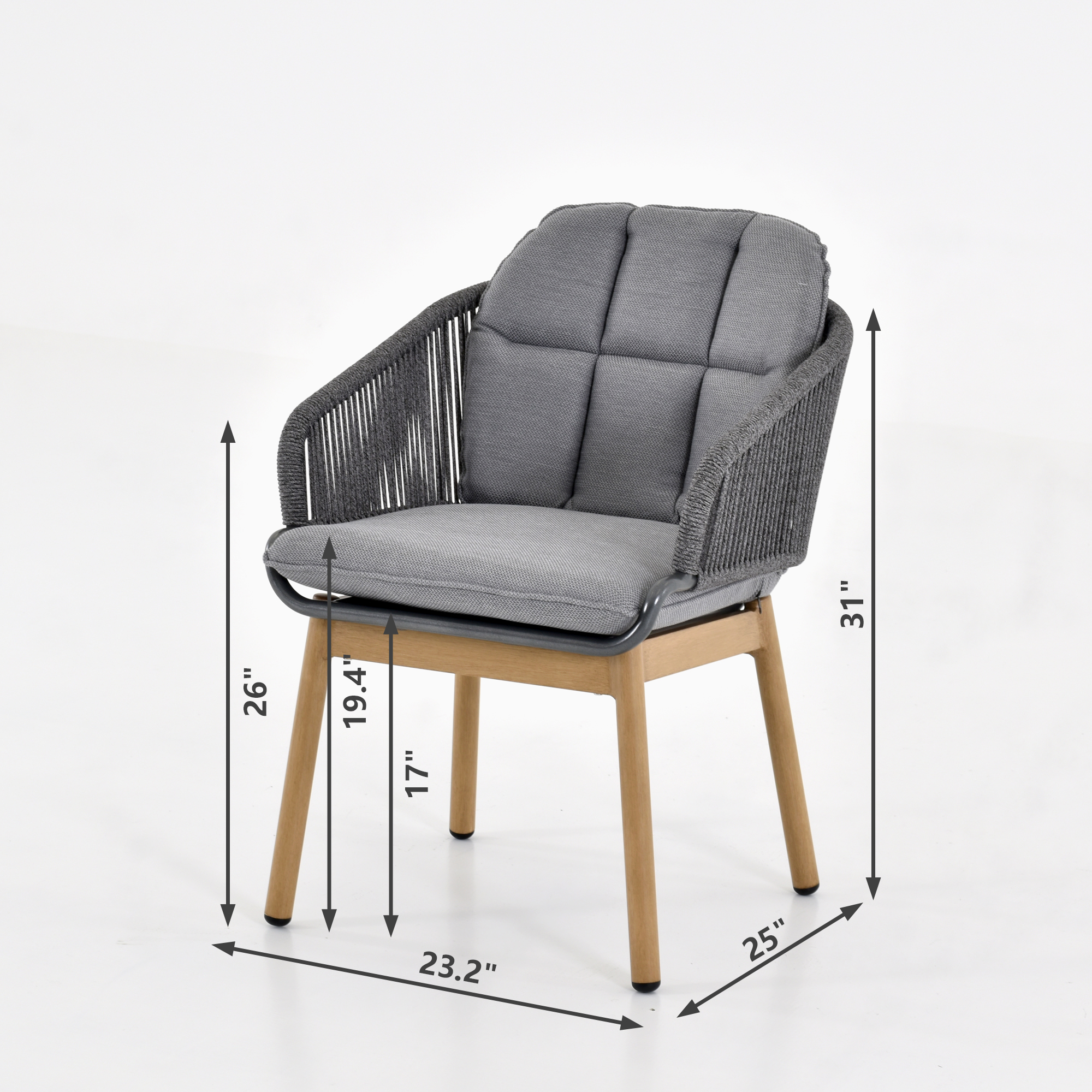 Akka Outdoor Dining Chair - Image 10