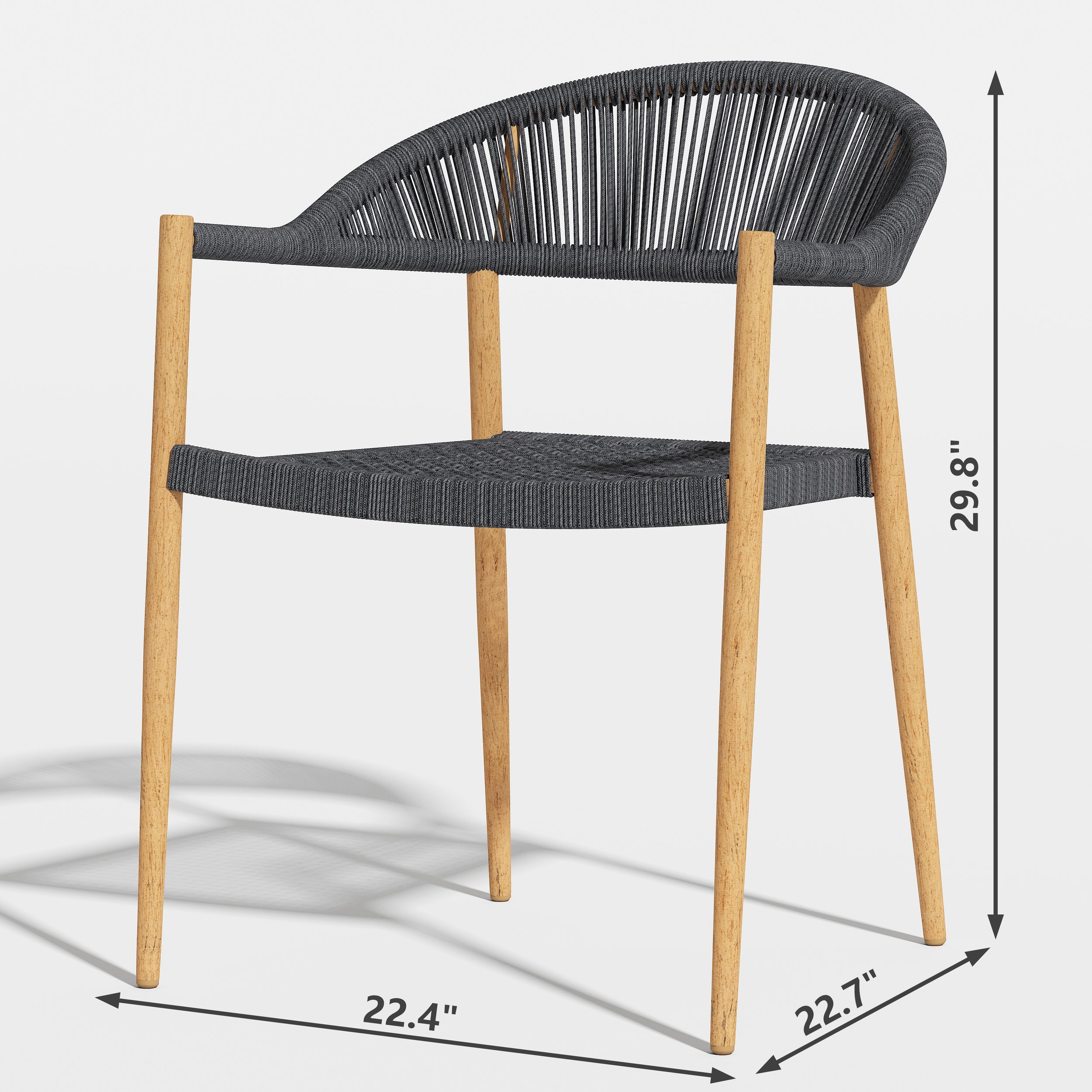Loto Outdoor Dining Chair - Image 13
