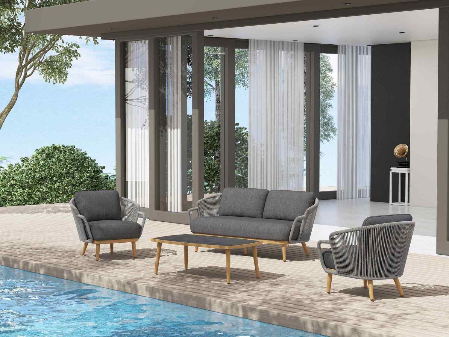 Pavia Outdoor Loveseat - Image 4