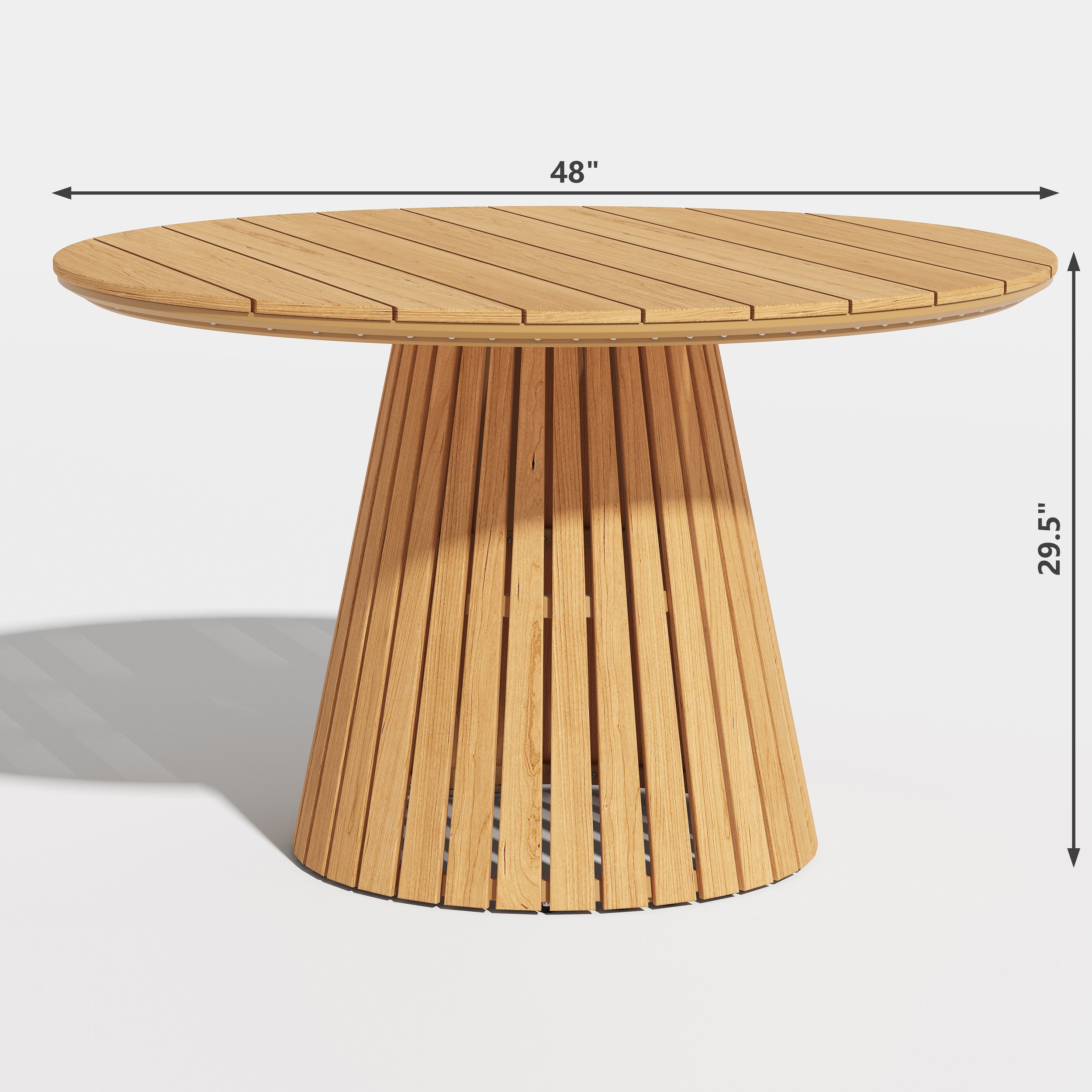 President Outdoor Dining Table - Image 3
