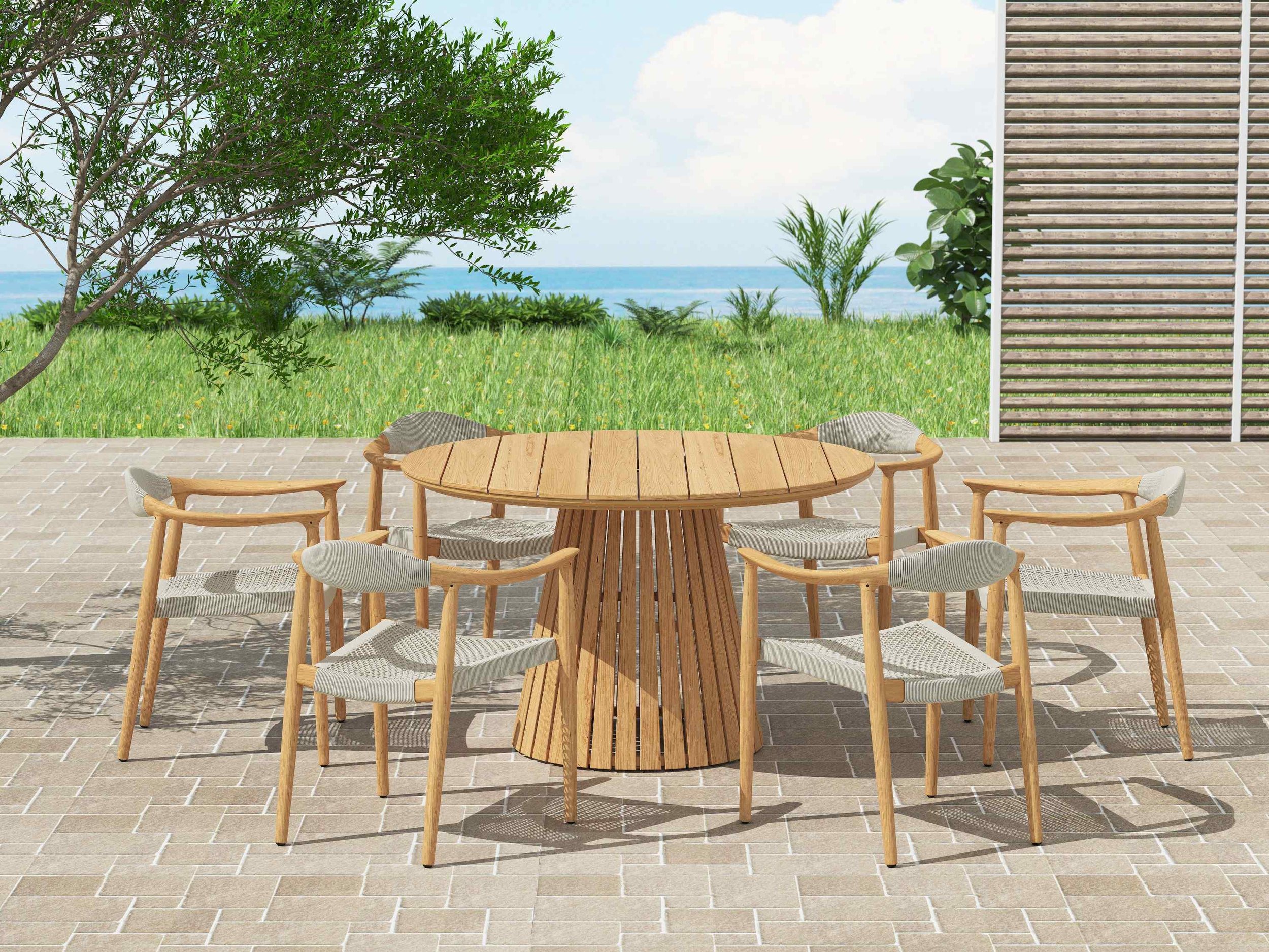 President Outdoor Dining Chair - Image 3