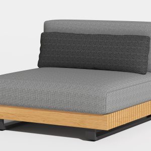 Salon Outdoor Armless Sofa