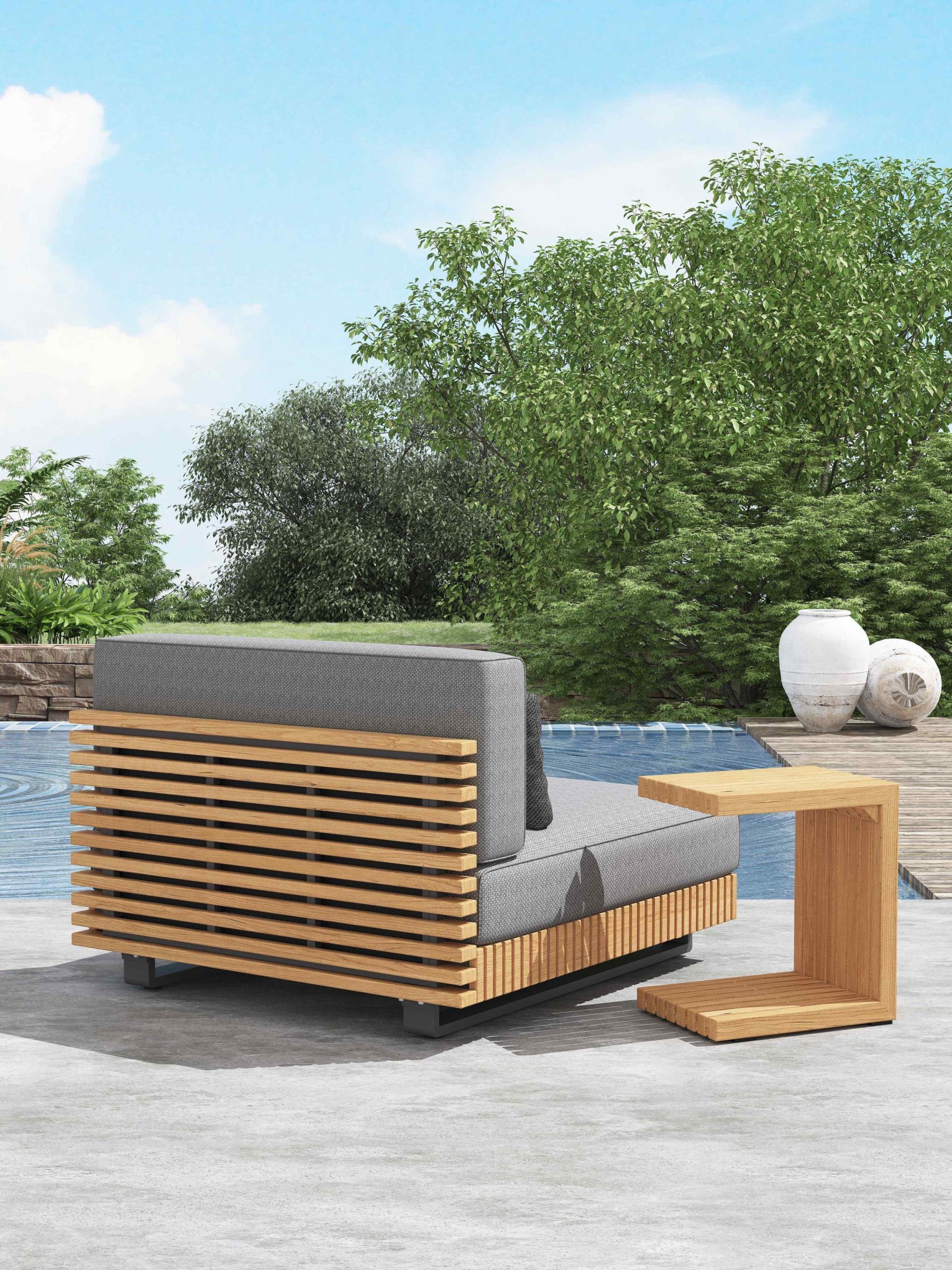 Salon Outdoor Side Table - Image 3