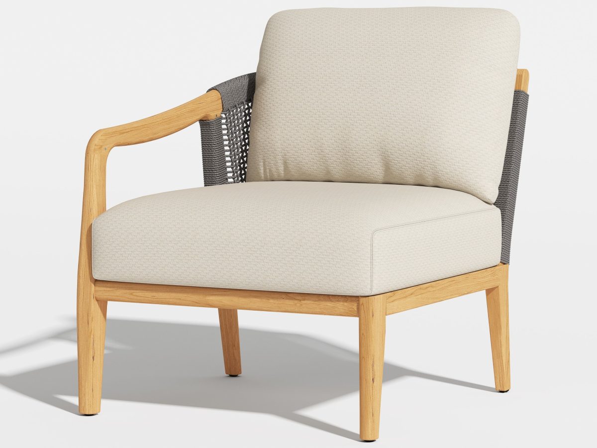 Riverdale Outdoor Single Sofa with Right Armrest
