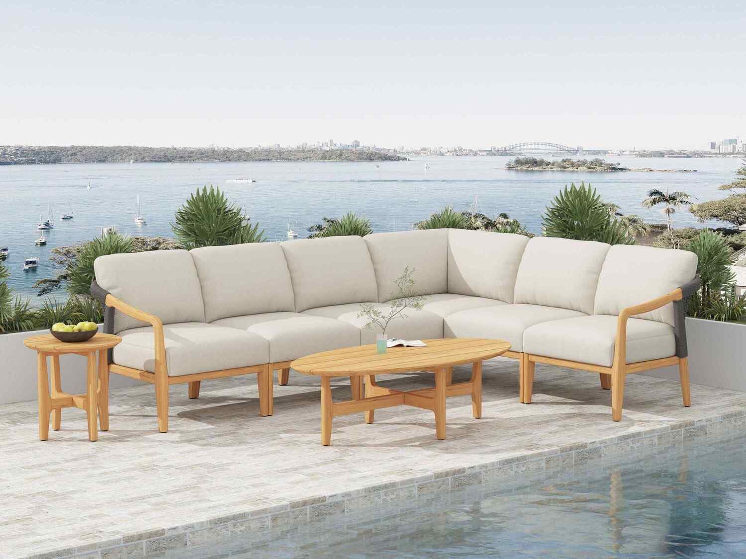 Riverdale Outdoor Single Sofa with Right Armrest - Image 3