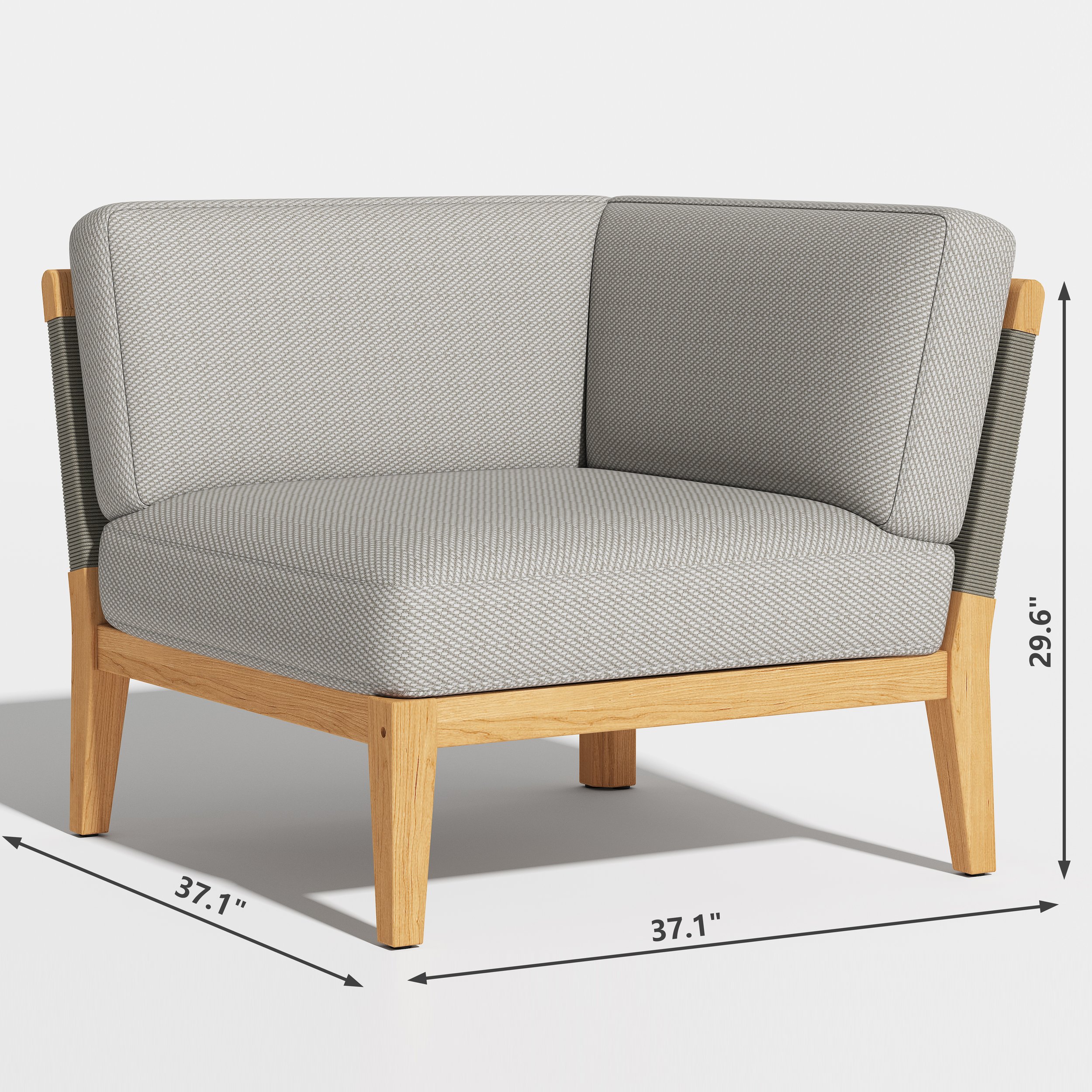 Cassara Outdoor Corner Sofa - Image 3